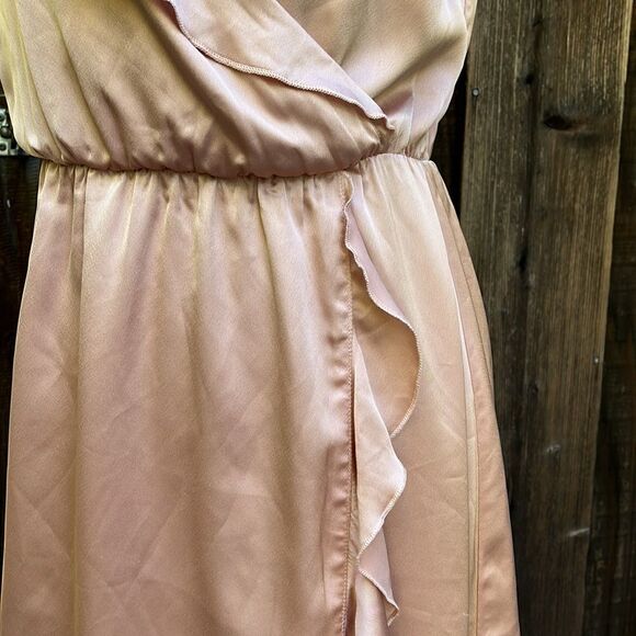 FAUX WRAP BRIDESMAID DRESS, Size 4 - Picture 4 of 12
